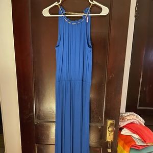 Long blue Lilly Pulitzer dress